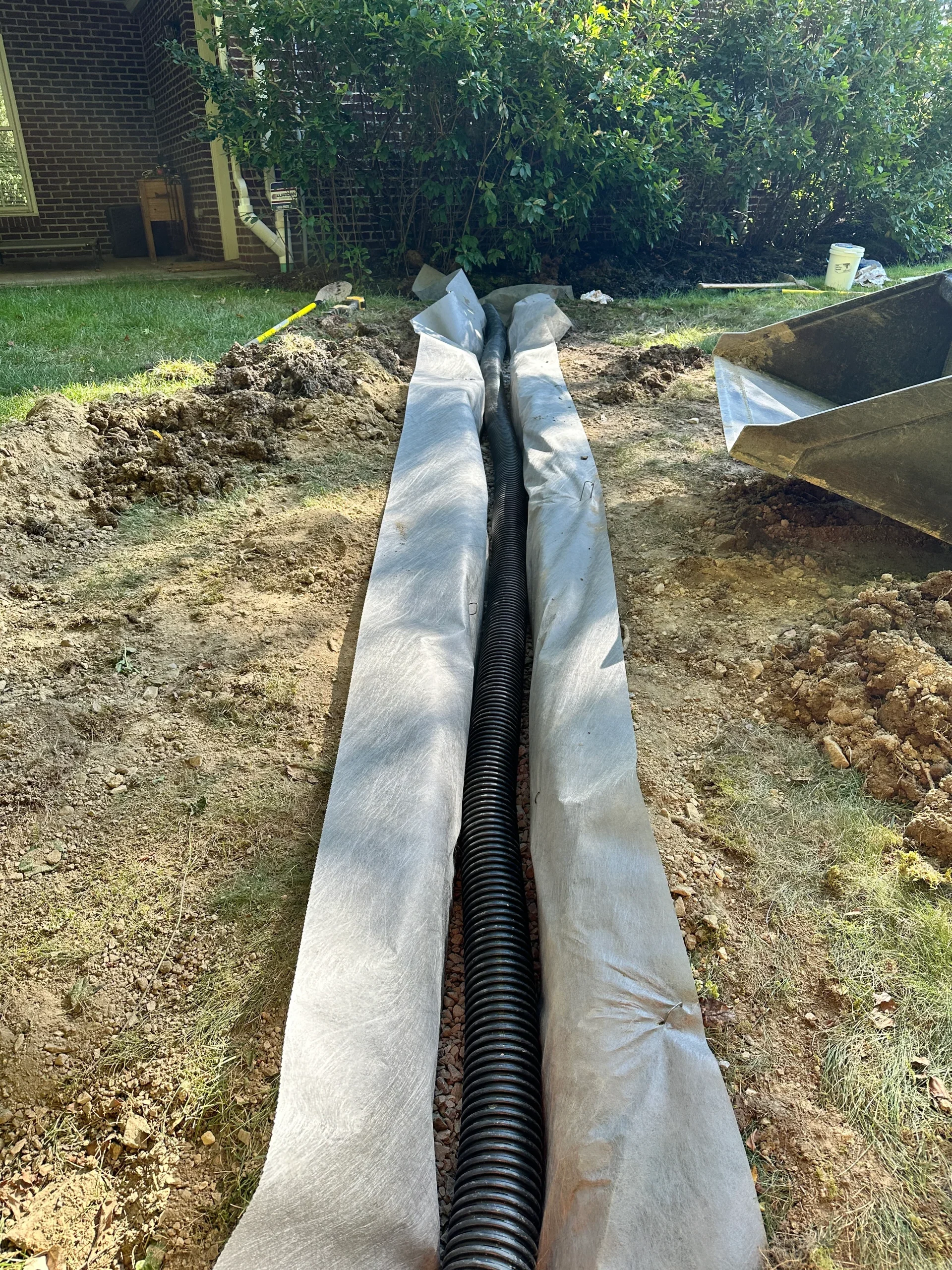 French Drain Installation